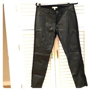 Banana republic faux leather Sloan pant size 6